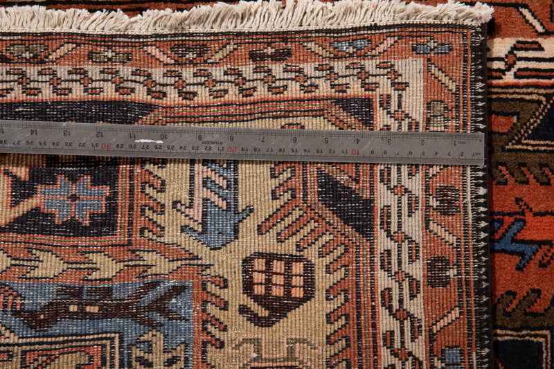 10' 7" x 2' 7" Excellent Hand-Knotted Vintage Collectible Tribal Runner Rug - Yasi & Fara 