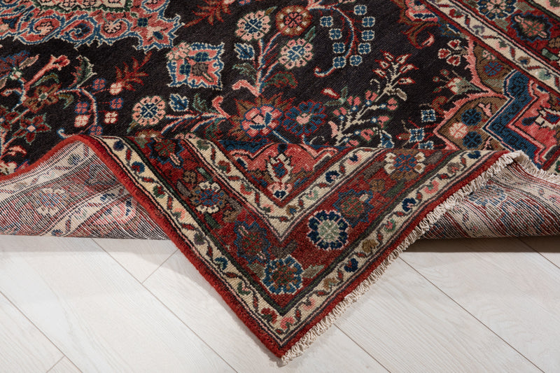 9'3" x 3'6" Excellent Hand-Knotted Vintage Tribal Runner Rug - Yasi & Fara 