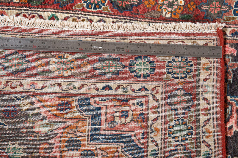 9'3" x 3'6" Excellent Hand-Knotted Vintage Tribal Runner Rug - Yasi & Fara 