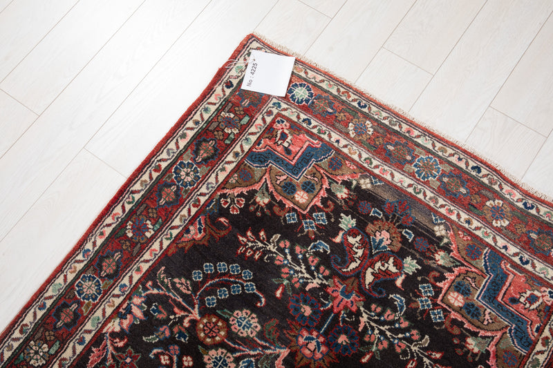 9'3" x 3'6" Excellent Hand-Knotted Vintage Tribal Runner Rug - Yasi & Fara 