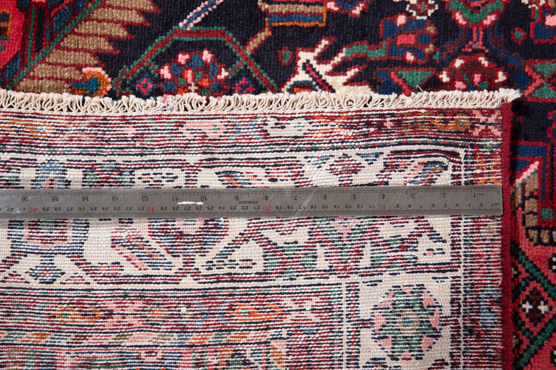 10' 2" x 3' 6" Excellent Hand-Knotted Vintage Tribal Runner Rug - Yasi & Fara 