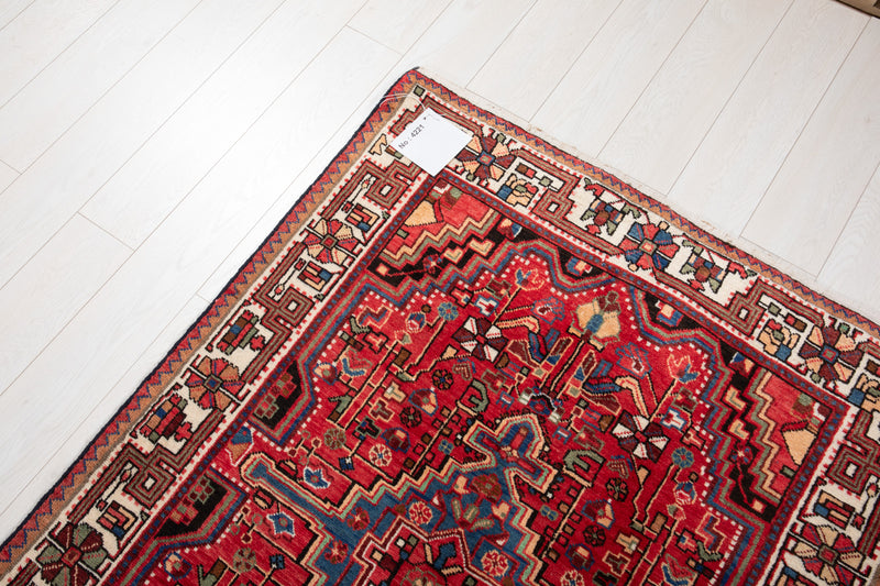 13' 6" x 3' 8" Excellent Hand-Knotted Vintage Tribal Runner Rug - Yasi & Fara 