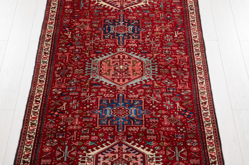 9'4" x 3'9" Excellent Hand-Knotted Vintage Collectible Tribal Runner Rug - Yasi & Fara 