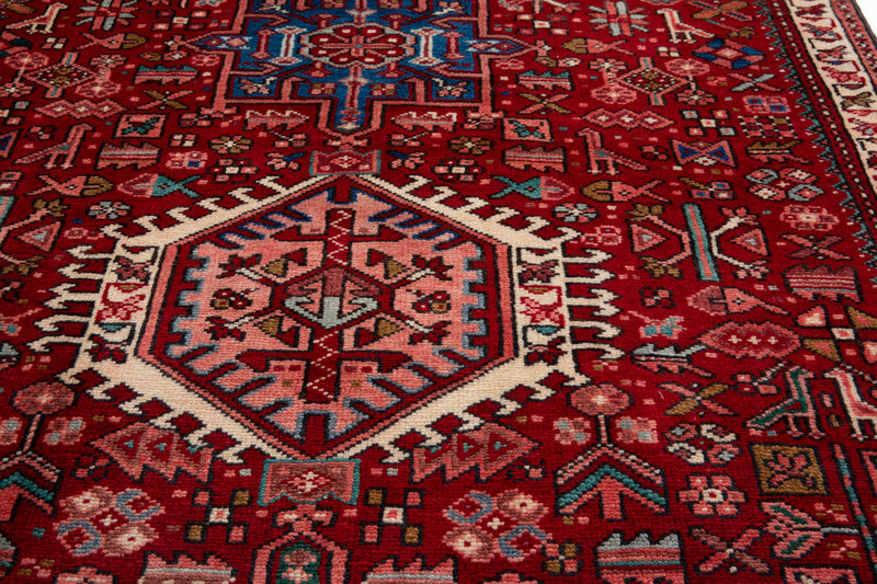 9'4" x 3'9" Excellent Hand-Knotted Vintage Collectible Tribal Runner Rug - Yasi & Fara 