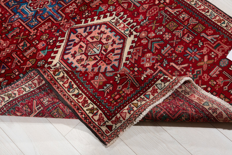 9'4" x 3'9" Excellent Hand-Knotted Vintage Collectible Tribal Runner Rug - Yasi & Fara 