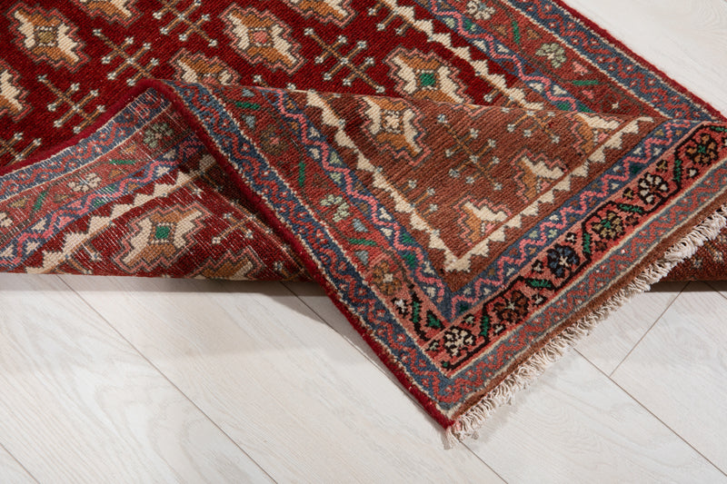 9'3" x 2'4" Excellent Hand-Knotted Vintage Tribal Runner Rug - Yasi & Fara 