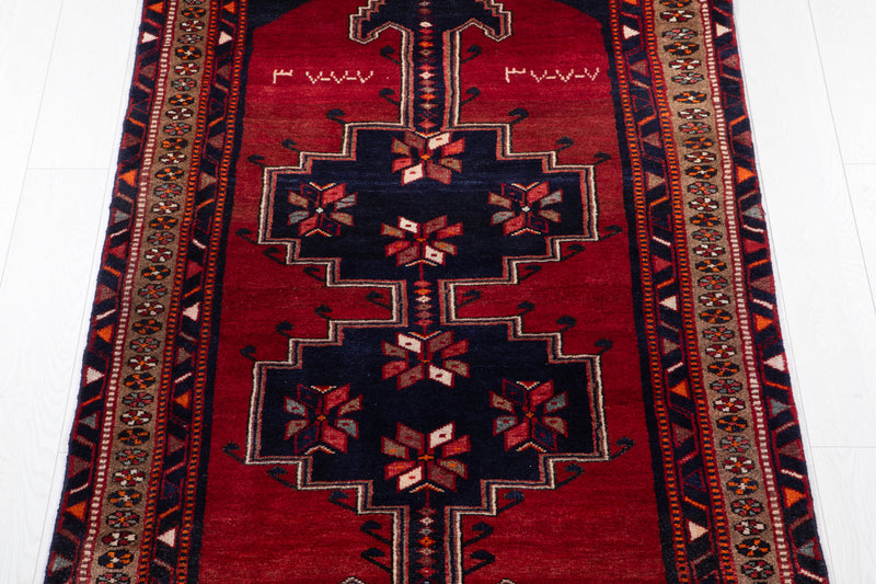 6' 7" x 3' 9" Excellent Hand-Knotted Vintage Tribal Rug - Yasi & Fara 