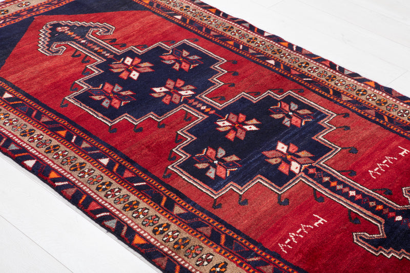 6' 7" x 3' 9" Excellent Hand-Knotted Vintage Tribal Rug - Yasi & Fara 