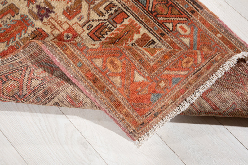 9'7" x 2'6" Excellent Hand-Knotted Vintage Tribal Runner Rug - Yasi & Fara 