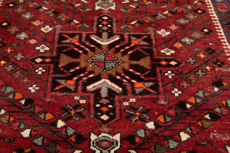 14' 4" x 2' 9" Excellent Hand-Knotted Vintage Tribal Runner Rug - Yasi & Fara 