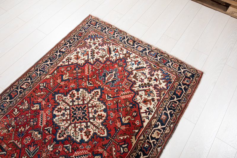 9' 9" x 4' Excellent Hand-Knotted Collectible Tribal Runner Rug - Yasi & Fara 