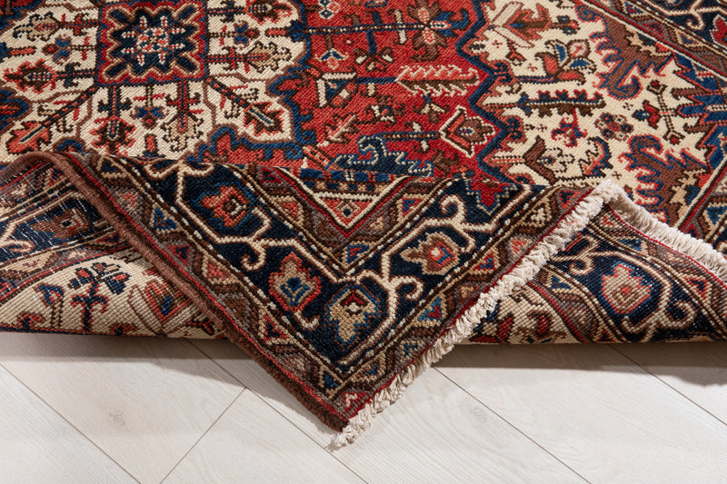 9' 9" x 4' Excellent Hand-Knotted Collectible Tribal Runner Rug - Yasi & Fara 