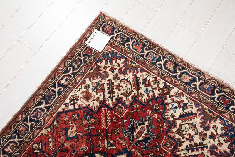 9' 9" x 4' Excellent Hand-Knotted Collectible Tribal Runner Rug - Yasi & Fara 