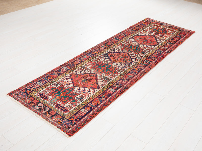 8' 6" x 2' 7" Excellent Hand-Knotted Antique Collectible Tribal Runner Rug - Yasi & Fara 