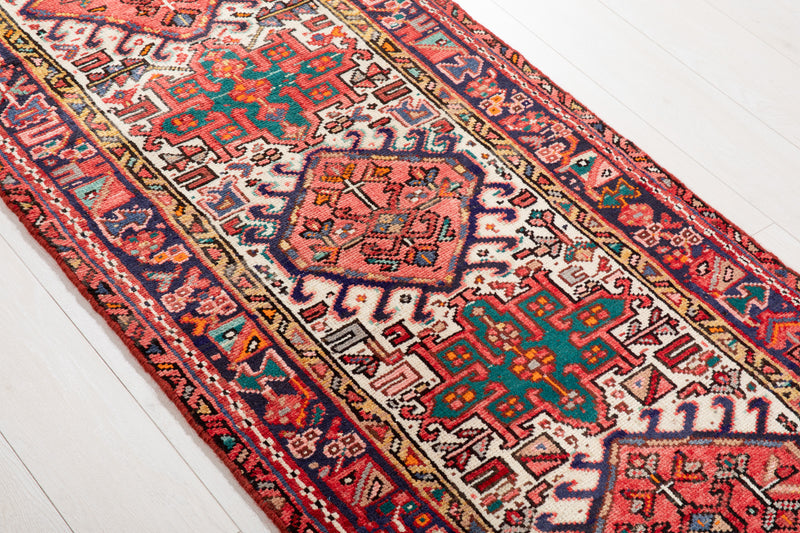 8' 6" x 2' 7" Excellent Hand-Knotted Antique Collectible Tribal Runner Rug - Yasi & Fara 