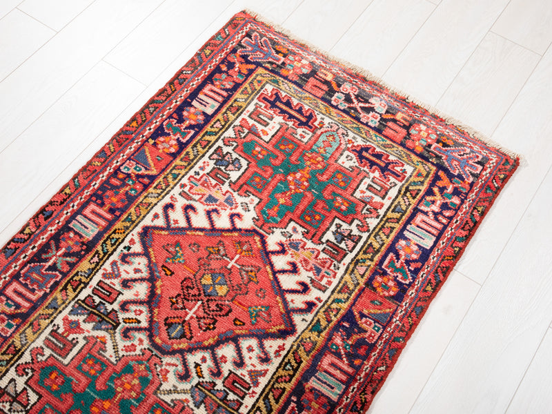 8' 6" x 2' 7" Excellent Hand-Knotted Antique Collectible Tribal Runner Rug - Yasi & Fara 