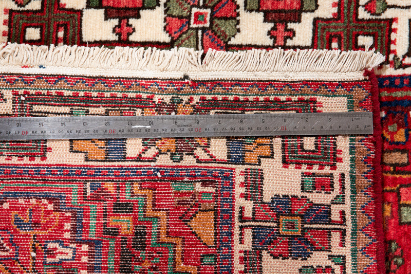 13' 8" x 3' 8" Excellent Hand-Knotted Vintage Collectible Tribal Runner Rug - Yasi & Fara 