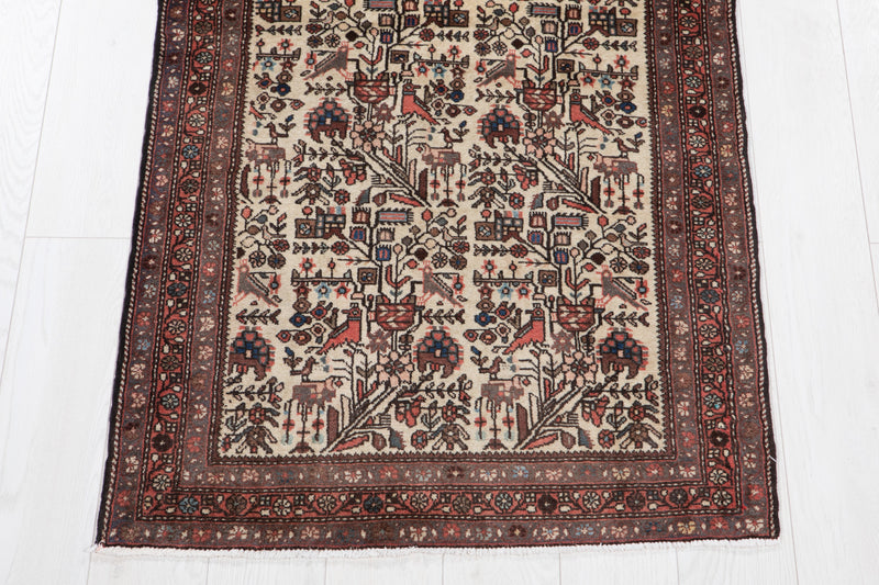 6' 5" x 2' 10" Excellent Hand-Knotted Vintage Collectible Tribal Rug - Yasi & Fara 