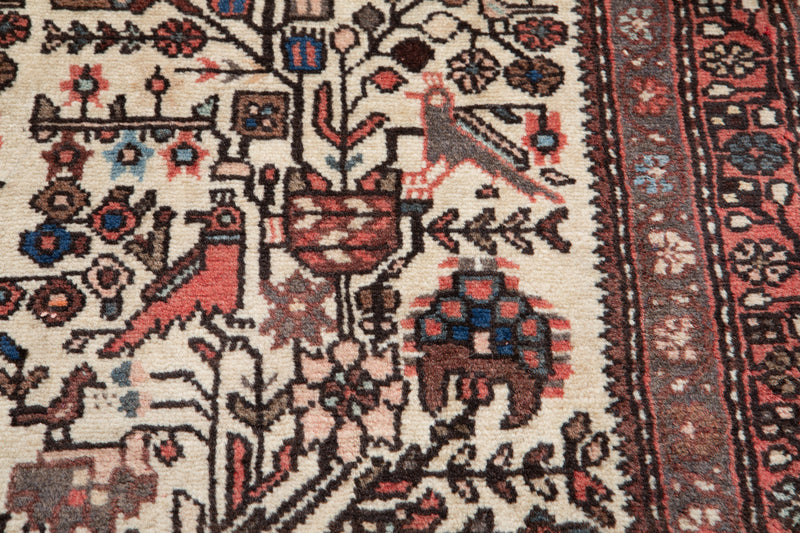 6' 5" x 2' 10" Excellent Hand-Knotted Vintage Collectible Tribal Rug - Yasi & Fara 