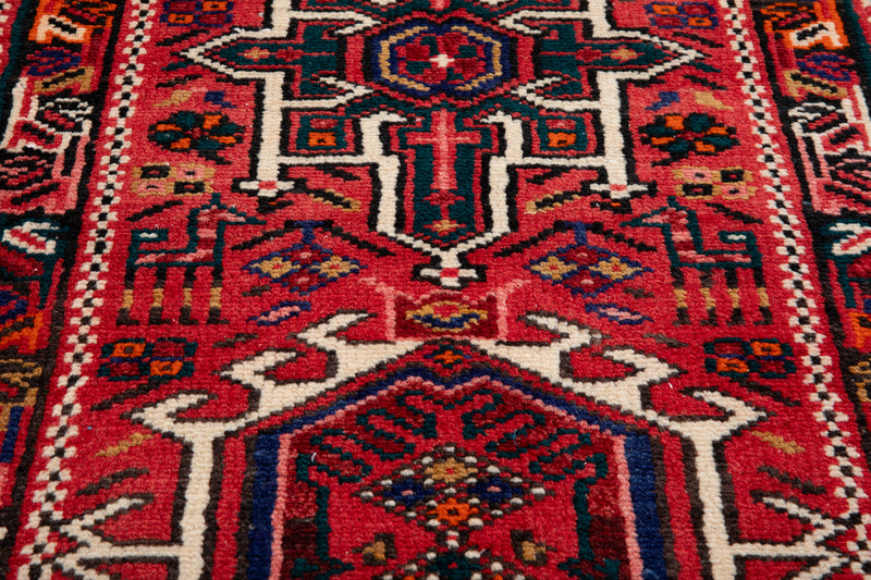 11' 5" x 1' 10" Excellent Hand-Knotted Vintage Collectible Tribal Runner Rug - Yasi & Fara 