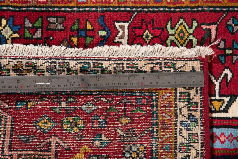 9' 5" x 2' 5" Excellent Hand-Knotted Vintage Tribal Runner Rug - Yasi & Fara 
