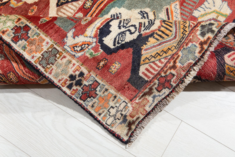 5' 3" x 3' 2" Excellent Hand-Knotted Antique Collectible Tribal Rug - Yasi & Fara 