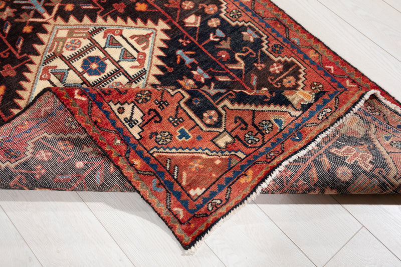17' 1" x 3' 5" Excellent Hand-Knotted Vintage Collectible Tribal Runner Rug - Yasi & Fara 