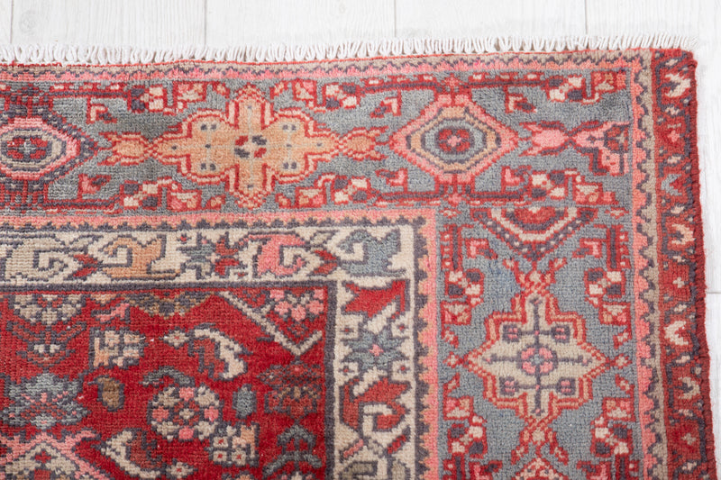 6' 1" x 4' 3" Excellent Hand-Knotted Antique Distressed Tribal Rug - Yasi & Fara 