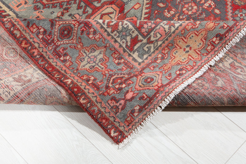 6' 1" x 4' 3" Excellent Hand-Knotted Antique Distressed Tribal Rug - Yasi & Fara 
