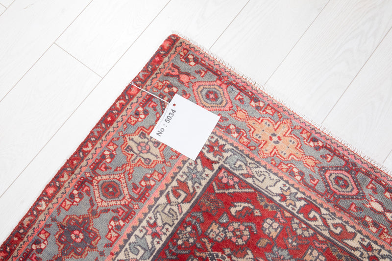 6' 1" x 4' 3" Excellent Hand-Knotted Antique Distressed Tribal Rug - Yasi & Fara 