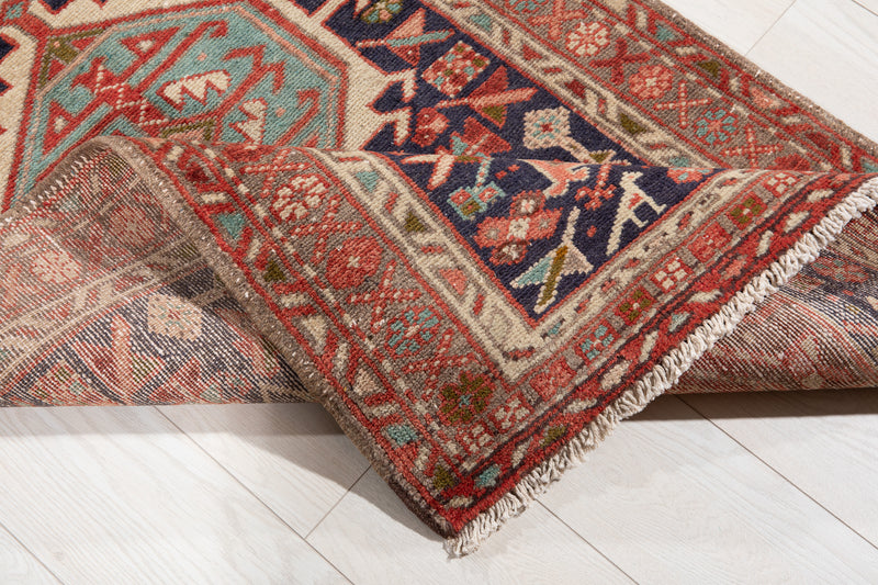 10' 9" x 2' 10" Excellent Hand-Knotted Antique Collectible Tribal Runner Rug - Yasi & Fara 