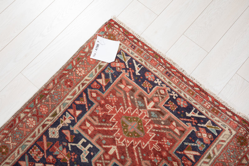 10' 9" x 2' 10" Excellent Hand-Knotted Antique Collectible Tribal Runner Rug - Yasi & Fara 