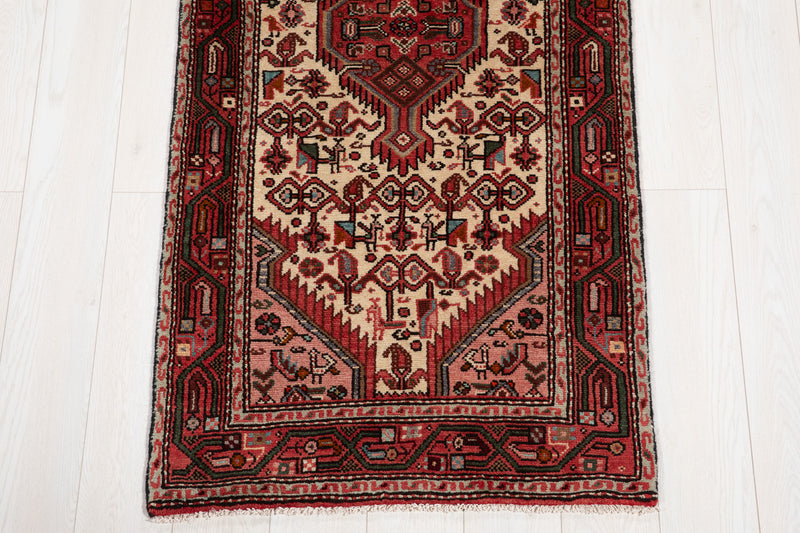 10' 11" x 2' 7" Excellent Hand-Knotted Collectible Vintage Tribal Runner Rug - Yasi & Fara 