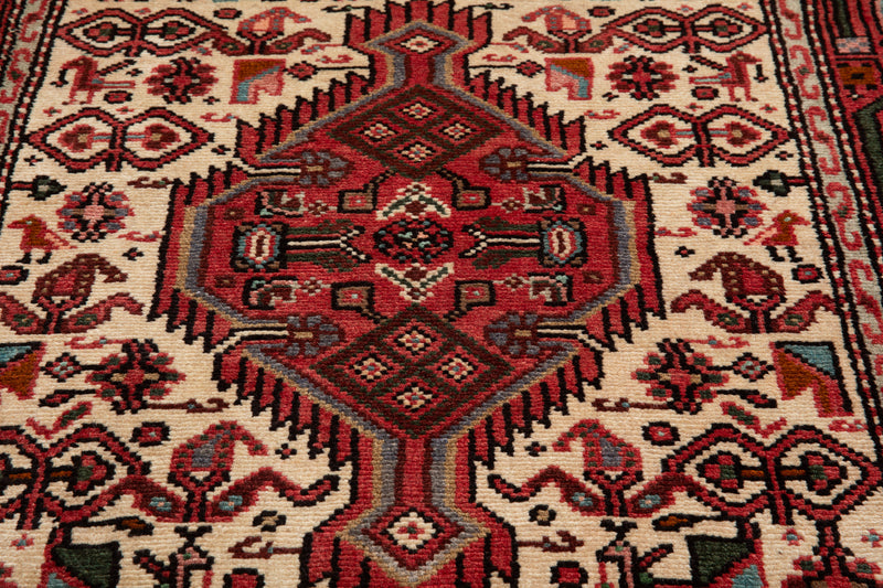 10' 11" x 2' 7" Excellent Hand-Knotted Collectible Vintage Tribal Runner Rug - Yasi & Fara 