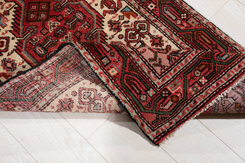10' 11" x 2' 7" Excellent Hand-Knotted Collectible Vintage Tribal Runner Rug - Yasi & Fara 