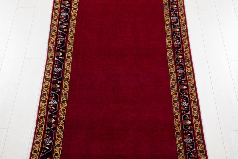 13' 10" x 3' 5" Excellent Hand-Knotted Vintage Collectible Runner Rug - Yasi & Fara 