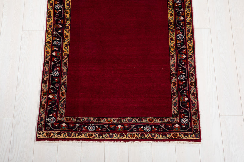 13' 10" x 3' 5" Excellent Hand-Knotted Vintage Collectible Runner Rug - Yasi & Fara 