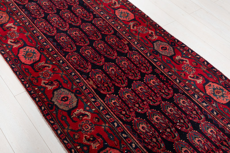 16' 9" x 3' 7" Excellent Hand-Knotted Antique Collectible Tribal Runner Rug - Yasi & Fara 