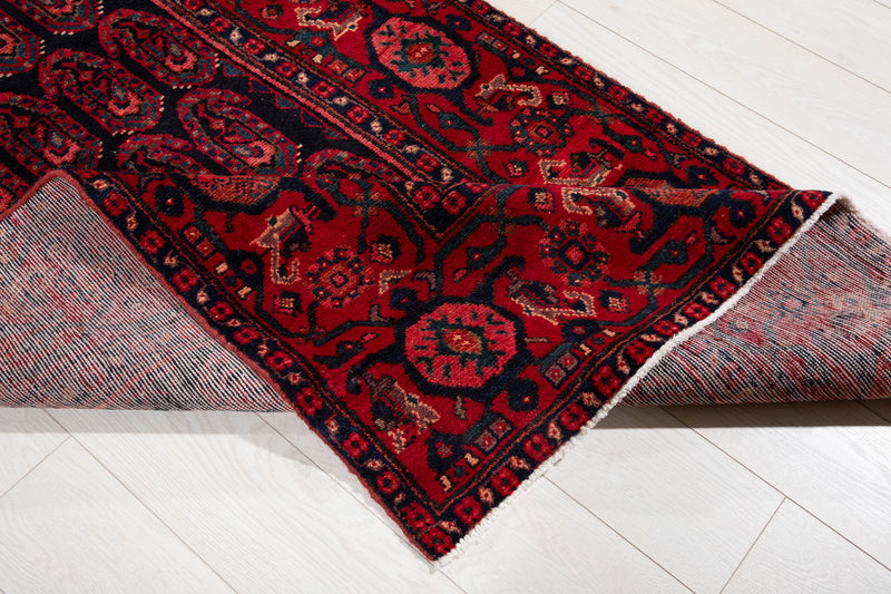 16' 9" x 3' 7" Excellent Hand-Knotted Antique Collectible Tribal Runner Rug - Yasi & Fara 