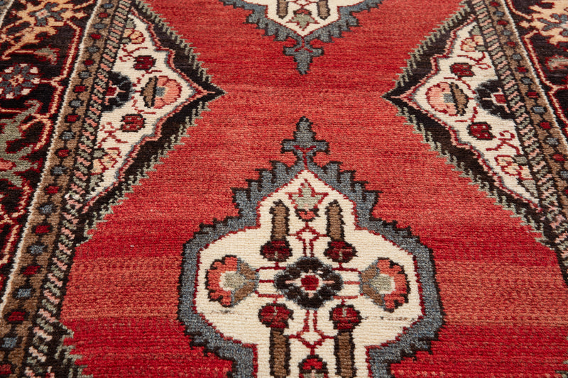17' 2" x 3' 1" Excellent Hand-Knotted Vintage Long Tribal Runner Rug - Yasi & Fara 