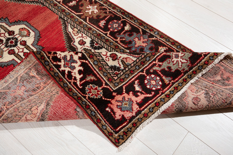 17' 2" x 3' 1" Excellent Hand-Knotted Vintage Long Tribal Runner Rug - Yasi & Fara 