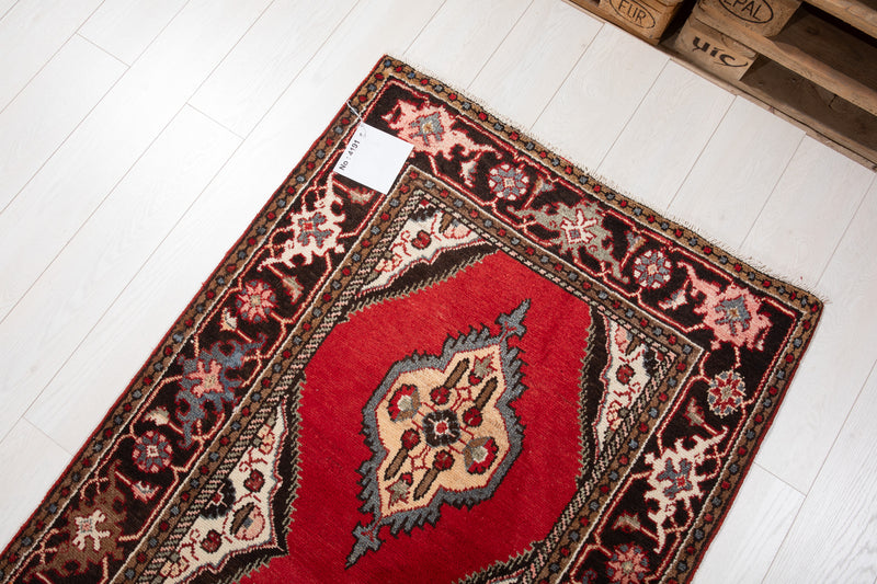 17' 2" x 3' 1" Excellent Hand-Knotted Vintage Long Tribal Runner Rug - Yasi & Fara 