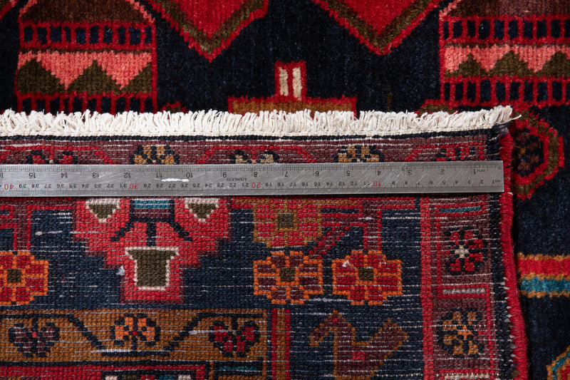 17' 10" x 4' Excellent Hand-Knotted Vintage Collectible Tribal Runner Rug - Yasi & Fara 