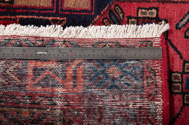 10' 1" x 3' 9" Excellent Hand-Knotted Vintage Tribal Runner Rug - Yasi & Fara 