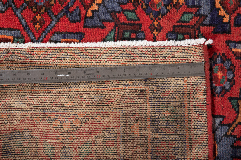 9' 11" x 3' 7" Excellent Hand-Knotted Vintage Tribal Runner Rug - Yasi & Fara 