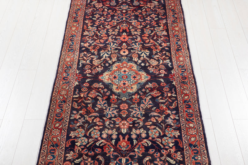 15' 3" x 3' 7" Excellent Hand-Knotted Collectible Vintage Tribal Runner Rug - Yasi & Fara 