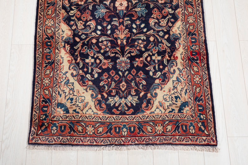 15' 3" x 3' 7" Excellent Hand-Knotted Collectible Vintage Tribal Runner Rug - Yasi & Fara 