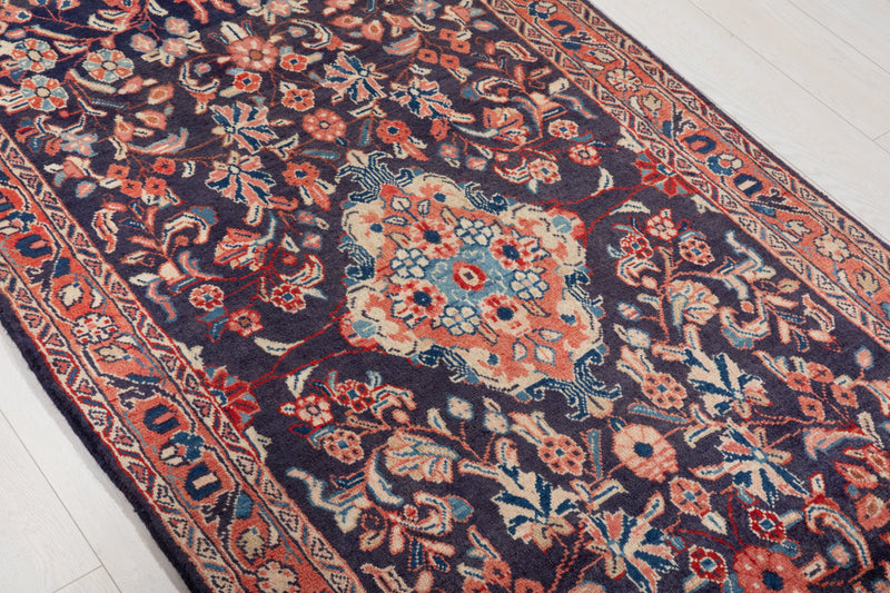 15' 3" x 3' 7" Excellent Hand-Knotted Collectible Vintage Tribal Runner Rug - Yasi & Fara 