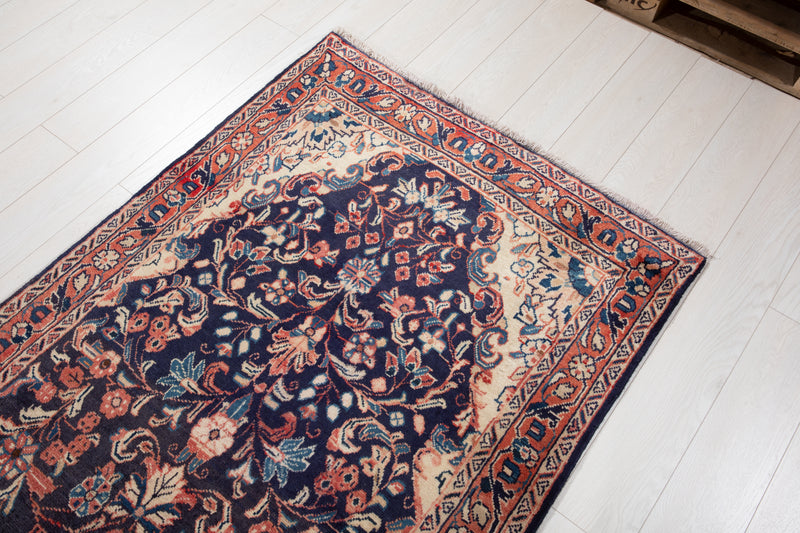 15' 3" x 3' 7" Excellent Hand-Knotted Collectible Vintage Tribal Runner Rug - Yasi & Fara 