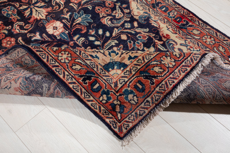 15' 3" x 3' 7" Excellent Hand-Knotted Collectible Vintage Tribal Runner Rug - Yasi & Fara 